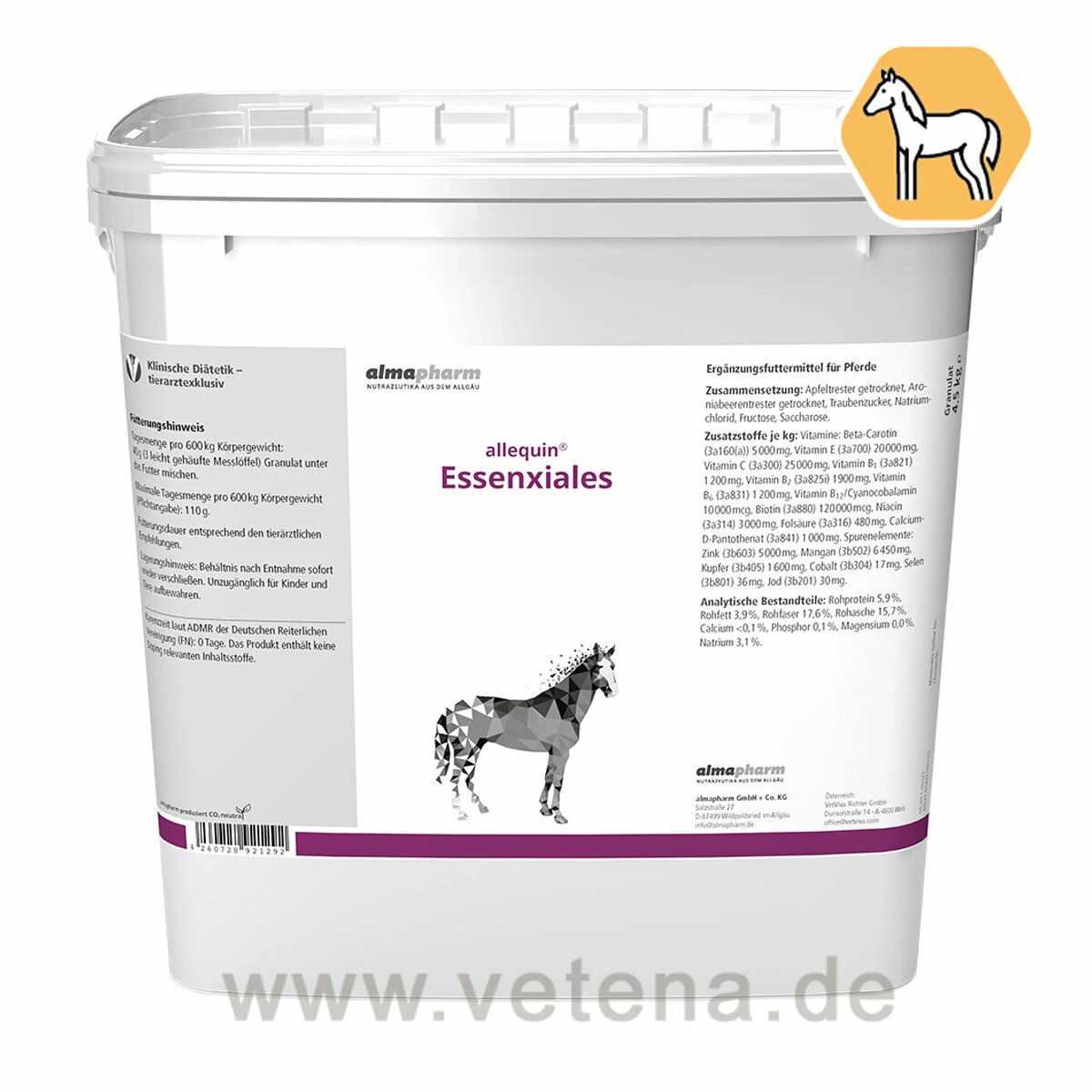 Allequin Essenxiales Mikrogranulat Für Pferde 3 Allequin Essenxiales Mikrogranulat Für Pferde