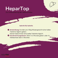 ReboTabs HEPARTop Für Hunde -Vetena Verkäufe rebotabs hepartop3