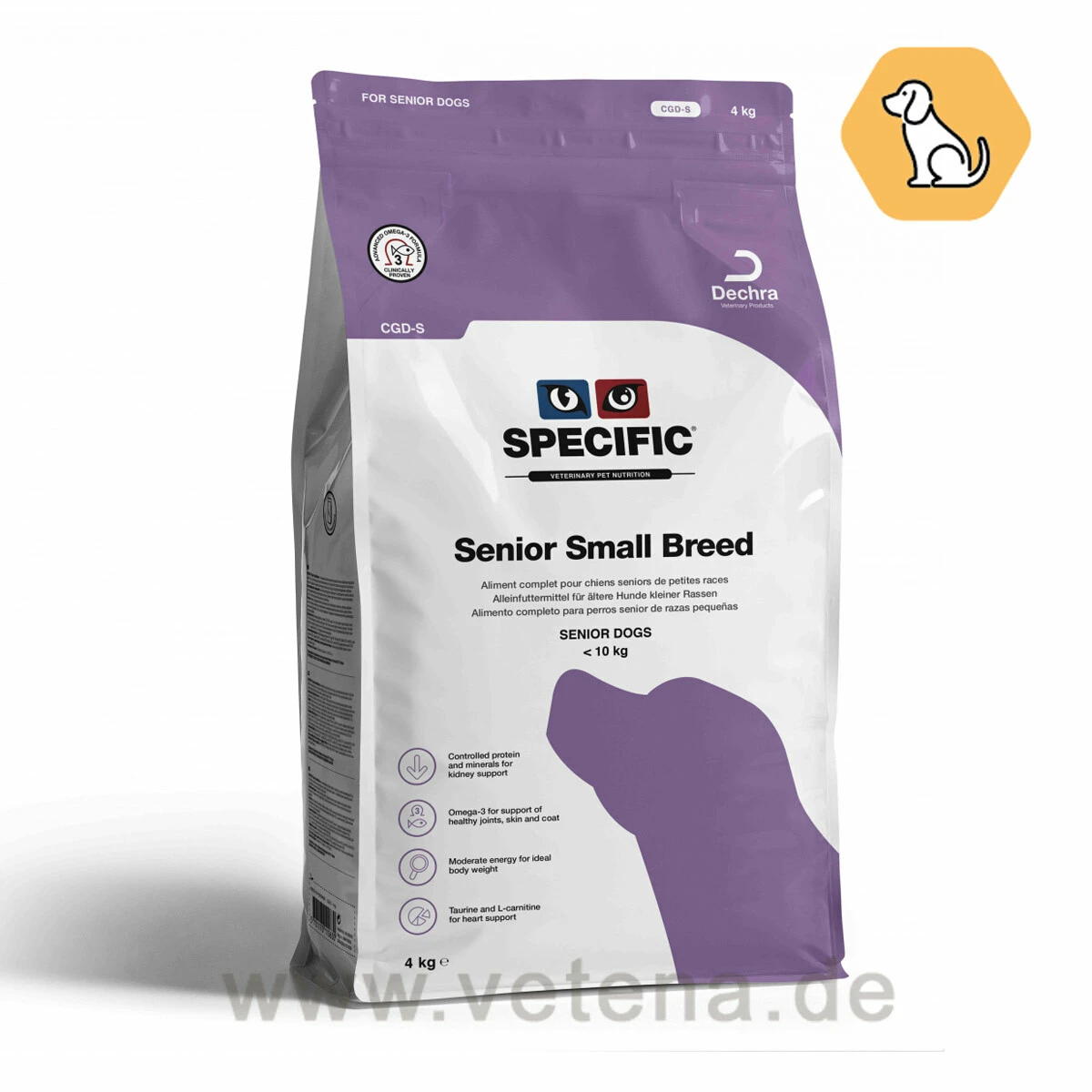 Specific Senior Small Breed CGD-S Trockenfutter Für Hunde 3 Specific Senior Small Breed CGD-S Trockenfutter Für Hunde