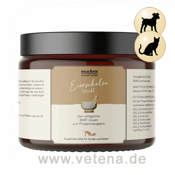 Waldläufer Eierschalenmehl 3 Waldläufer Eierschalenmehl